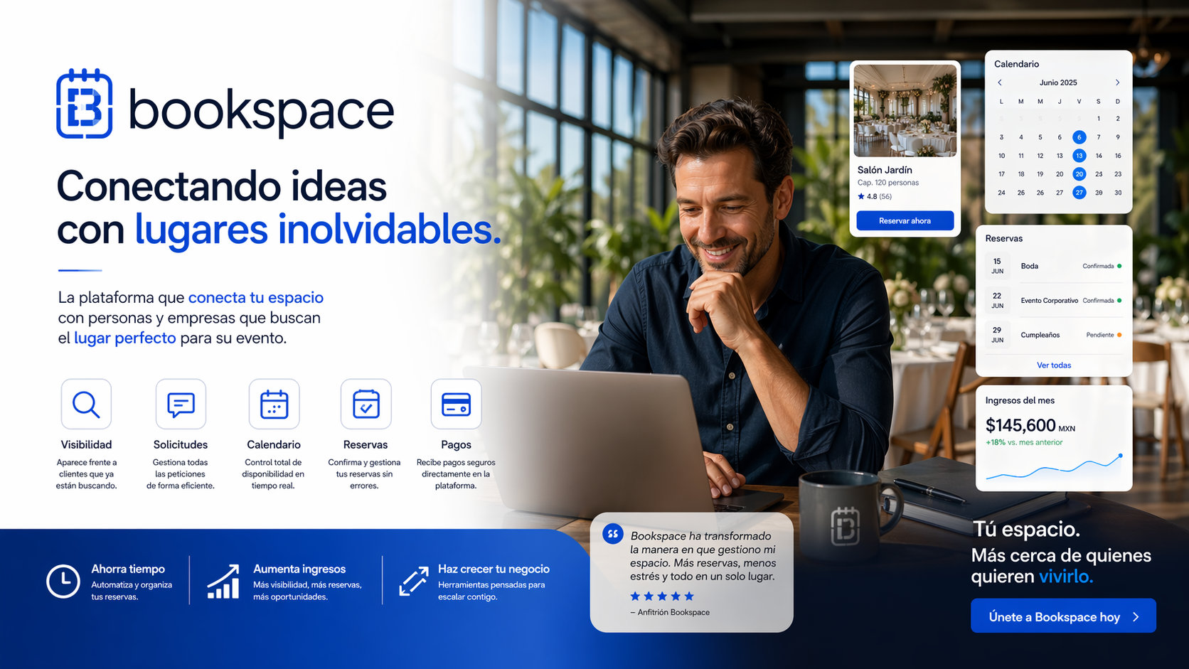 Bookspace para anfitriones